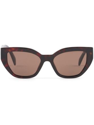 Prada Occhiali da sole cat-eye - Marrone