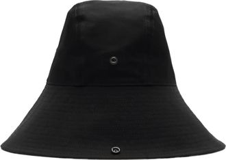 Burberry Cappello a quadri in gabardine - Nero