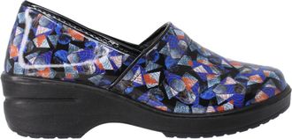 Easy Street Blue Geometric Shapes Patent Lyndee Multicolor / Blue 20-0575 Mens