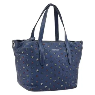 Jimmy Choo London Pre-owned Handbags, female, Blue, Size: ONE SIZE Pre-owned Hand Bag