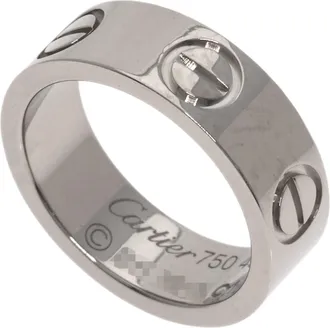 Cartier White Gold (18K) Band Ring (Pre-Owned)