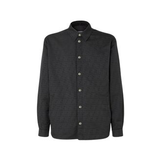 Fendi FF-jacquard Long-sleeve Shirt
