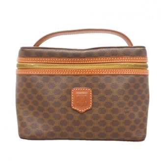 Celine Brown Pvc Vanity Bag (Pre-Owned)