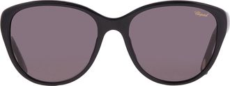 Chopard Grey Butterfly Ladies Sunglasses SCH127 0700 55