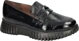 Wonders Schoenen, Dames, Zwart, 42 EU, Leer, A-4402 Talla Loafers