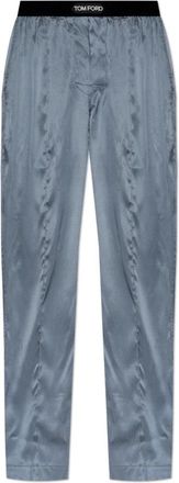 Tom Ford Zijden Pyjamabroek - Heren - Pyjama - Grijs - M - Nachtkleding