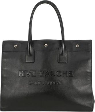 Saint Laurent Pre-owned Tote Bags, female, Black, Size: ONE SIZE Pre-owned Vintage Tote Bag