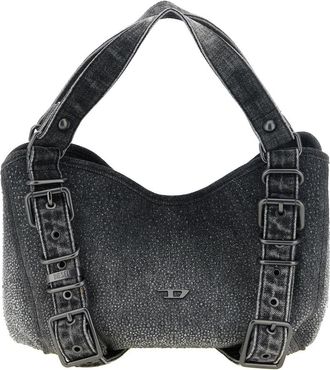 Diesel D-One-Small Handtas - Dames - Handtassen - Zwart - ONE Size - Katoen - Tassen