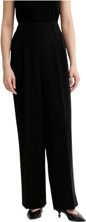 Michael Kors Dames, Broeken, Zwart, Maat: XL Poliester