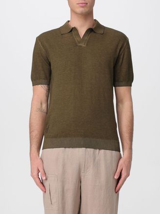 Blauer Polo in maglia di cotone Blauer