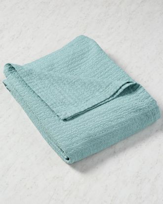 Belle Epoque Bubbly Egyptian Cotton Coverlet