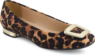 Andrea Womens Animal Print Ballet Flats 90671
