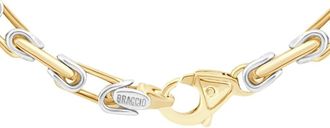 Pompeii3 Mens 14k Gold (79gram) or Platinum (148gram) 5.5mm Link Byzantine Chain Necklace 24