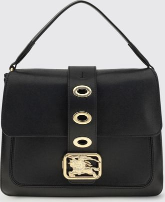 Burberry Borsa Rider in pelle di agnello con logo EKD Burberry