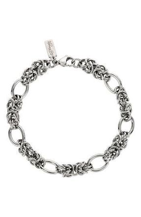 Ed Hardy Mens Byzantine Link Bracelet in Silver at Nordstrom Rack