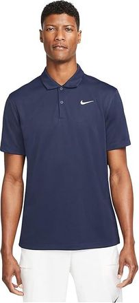 Nike Court Dri-FIT Tennis Polo Mens Clothing Obsidian/White : 2XL, Polyester