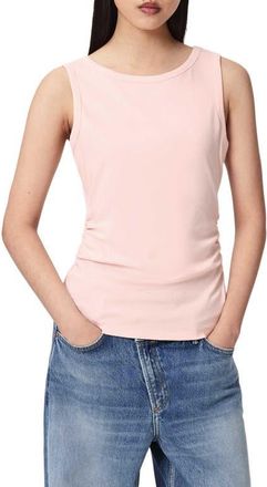 AllSaints Katarina Side Ruched Top in Crystal Pink at Nordstrom, Size X-Small