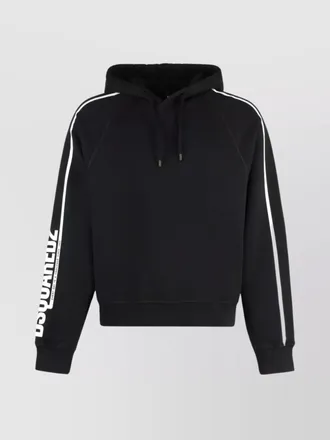 Dsquared2 cotton hoodie drawstring hood
