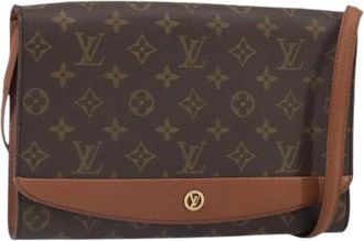 Louis Vuitton Pre-owned Canvas Cross Body Bag - Dames - Vintage Schoudertas - Bruin - ONE Size - Vintage
