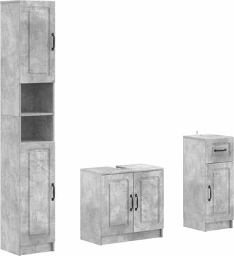 vidaXL Juego De Armarios De Ba&ntilde;o De 3 Piezas Utrecht Vidaxl
