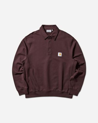Carhartt Work in Progress Men s Polo Sweatshirt Palisander