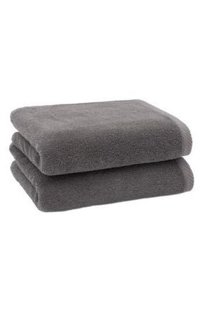 Linum Home Textiles 2-Pack Ediree Cotton Hand Towel Set in Charcoal at Nordstrom Rack