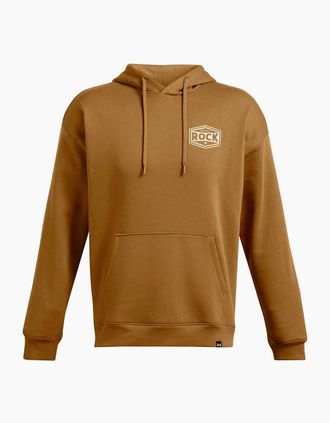 Under Armour Mens Large Genie Graphic Regular Fit Sweatshirt - Yellow - Size: 36