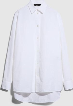 Gucci GG Cotton Poplin Damier Shirt, White