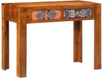 vidaXL Escritorio Marr&oacute;n 100 X 50 X 75 Cm Madera Maciza De Acacia Vidaxl