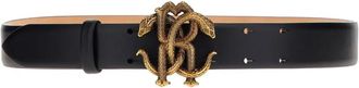 Roberto Cavalli Cintura in pelle - Nero