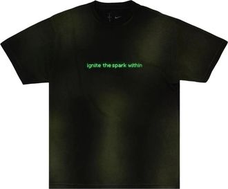 Travis Scott Cactus Jack by Travis Scott x Nike T-Rexx Ignite The Spark Within T-Shirt Black 01945-10004CJBTSX-BLAC-638