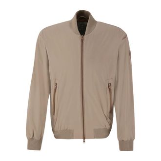 Woolrich Stretch Bomberjack - Heren - Bomber jackets - Beige - 2XL - Jassen