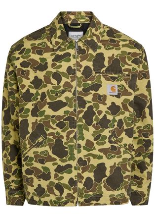 Carhartt Work in Progress Duck Detroit Canvas Jacket - Green - XL