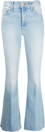 Mother Light Blue The Weekender Fray Jeans