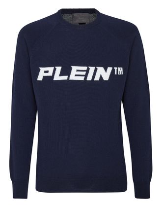 Philipp Plein Wool Pullover Round Neck LS