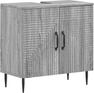 vidaXL Mueble De Lavabo Para Ba&ntilde;o Haarlem Sonoma Gris Vidaxl