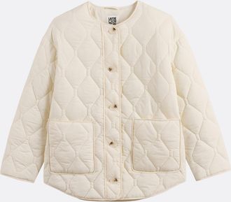 La Redoute Collections Kort gewatteerd donsjasje met knoopsluiting