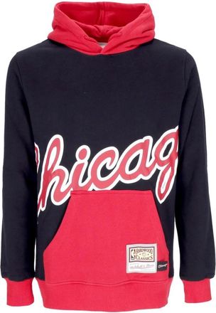 Mitchell & Ness Chicago Bulls NBA Hoodie Zwart - Heren - Hoodies - Veelkleurig - L - Katoen - Hoodies & sweatvesten