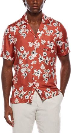 Isaia Silk Sport Shirt