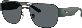 Ray-Ban Green Square Unisex Sunglasses RB3756 926931 56