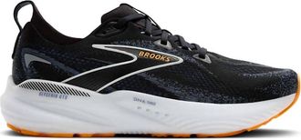 Brooks Mens Glycerin Gts 22 Running Shoes In Black/country Blue/orange Pop