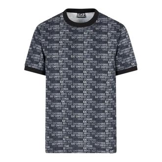 Emporio Armani Emporio Armani Ea7, Hombre, Camisetas, Negro, Talla: M