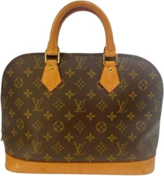 Louis Vuitton Pre-owned Handbags, female, Brown, Size: ONE SIZE Pre-owned Vintage Canvas Handbag