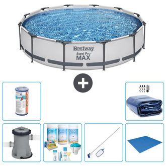 Bestway Piscina Bestway Steel Pro Max Redonda - 366x76 Cm - 8-piezas S21691