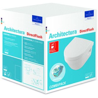 Villeroy & Boch Villeroy&boch - Architectura Combi-pack Wash-down Wc Incl