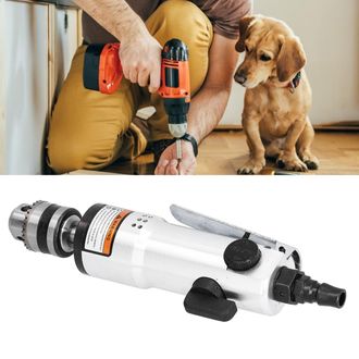 OEM Taladro Neum&aacute;tico Industrial Con Portabrocas De 3/8, Para Diestros, Multifuncional, Resistente A La Corrosi&oacute;n, De Aleaci&oacute;n De Zinc, 2200 Rpm, Port&aacute;til