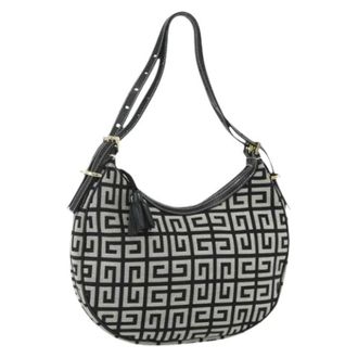 Givenchy Pre-owned Shoulder Bags, female, Multicolor, Size: ONE SIZE Pre-owned Canvas Shoulder Bag