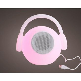 Jardideco Jardideco - Altavoz Led Que Cambia De Color Al Aire Libre