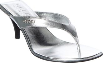Gucci Vittoria Leather Sandal