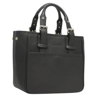 Burberry Tweedehands leren handtassen - Dames - Vintage Handtas - Zwart - ONE Size - Leer - Vintage